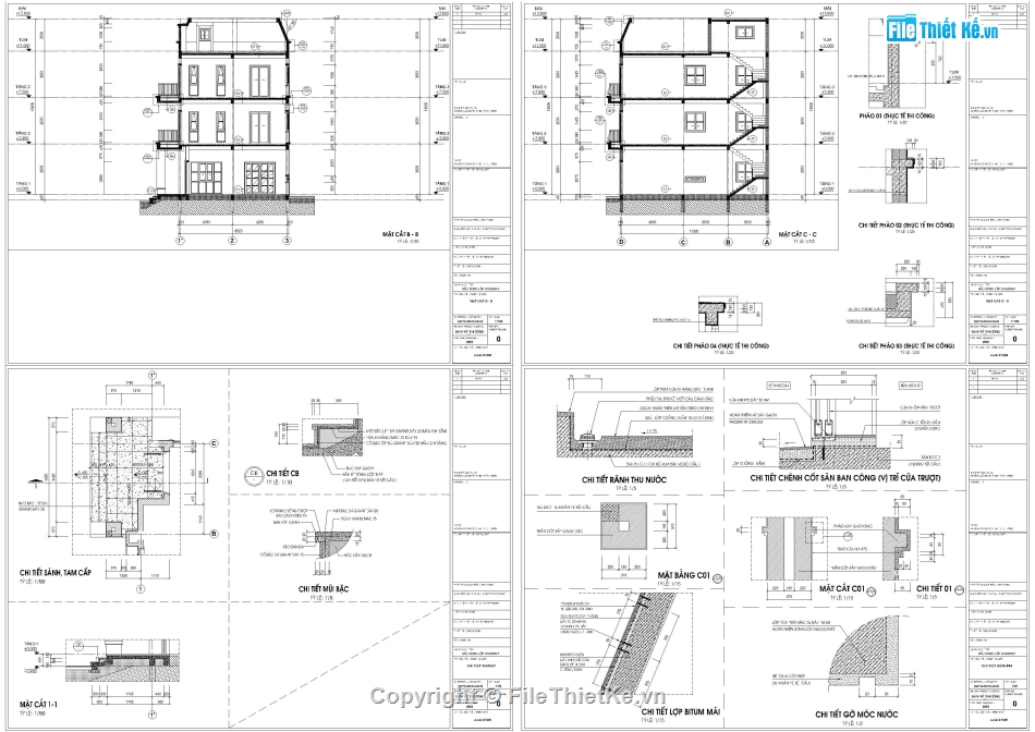Mẫu biệt thự song lập,Thiết kế biệt thư 4 tầng,bản vẽ biệt thự song lập,cad biệt thự,biệt thự